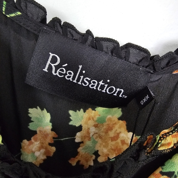Realisation Par Julia Blossom Dress Silk New With Tags Size XXS - Picture 9 of 10